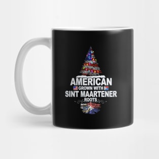 Christmas Tree  American Grown With Sint Maartener Roots - Gift for Sint Maartener From Sint Maarten Mug